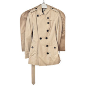 Burberry Beige Short Trench Coat Jacket #34